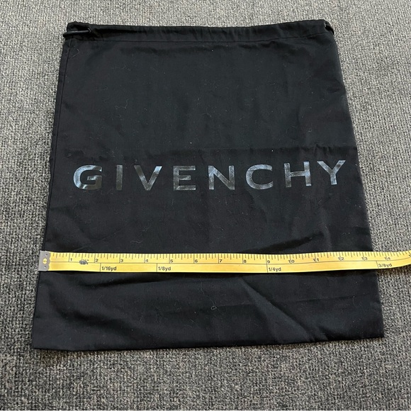 Givenchy Dust Bag 13.5” X 15” Black Logo Purse Handbag Wallet Storage Cover - Picture 10 of 12